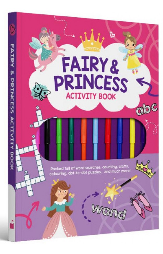 Activity Books with Pens Fairy and  Princess
